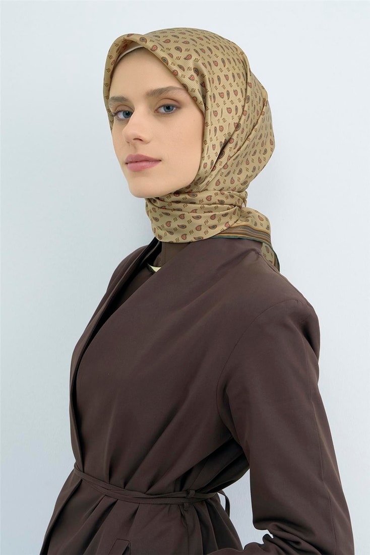 Armine  Saf İpek Twill Eşarp 9548D 81 