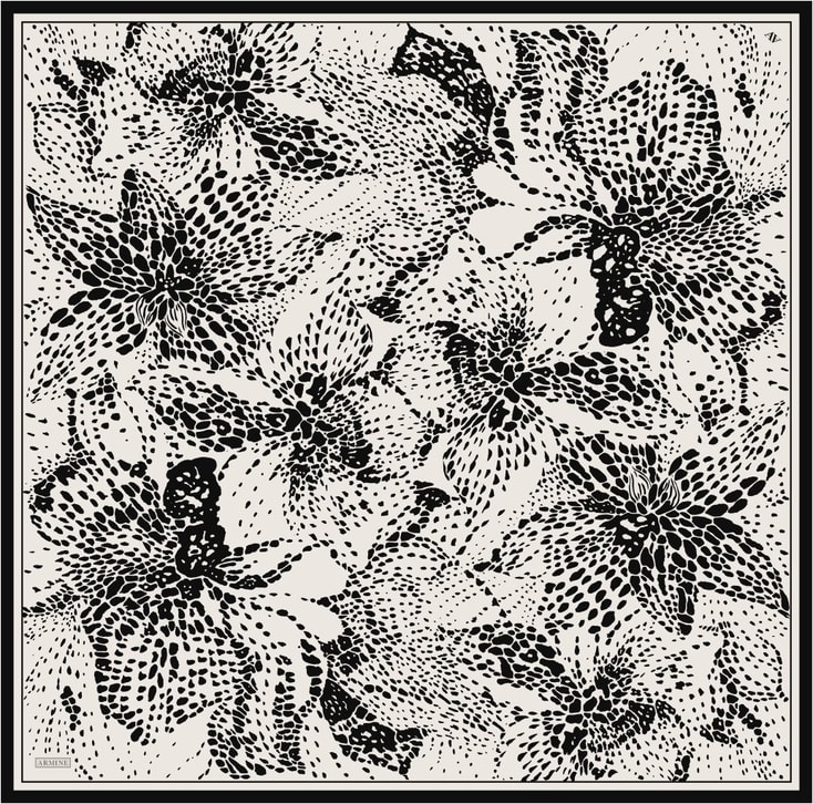 Armine  Saf İpek Twill Eşarp 9552D 81