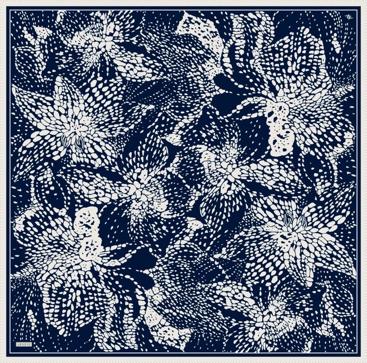 Armine  Saf İpek Twill Eşarp 9552D 91