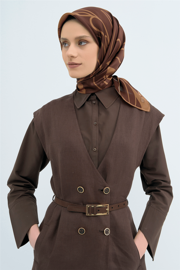 Armine  Saf İpek Twill Eşarp 9553D 03 
