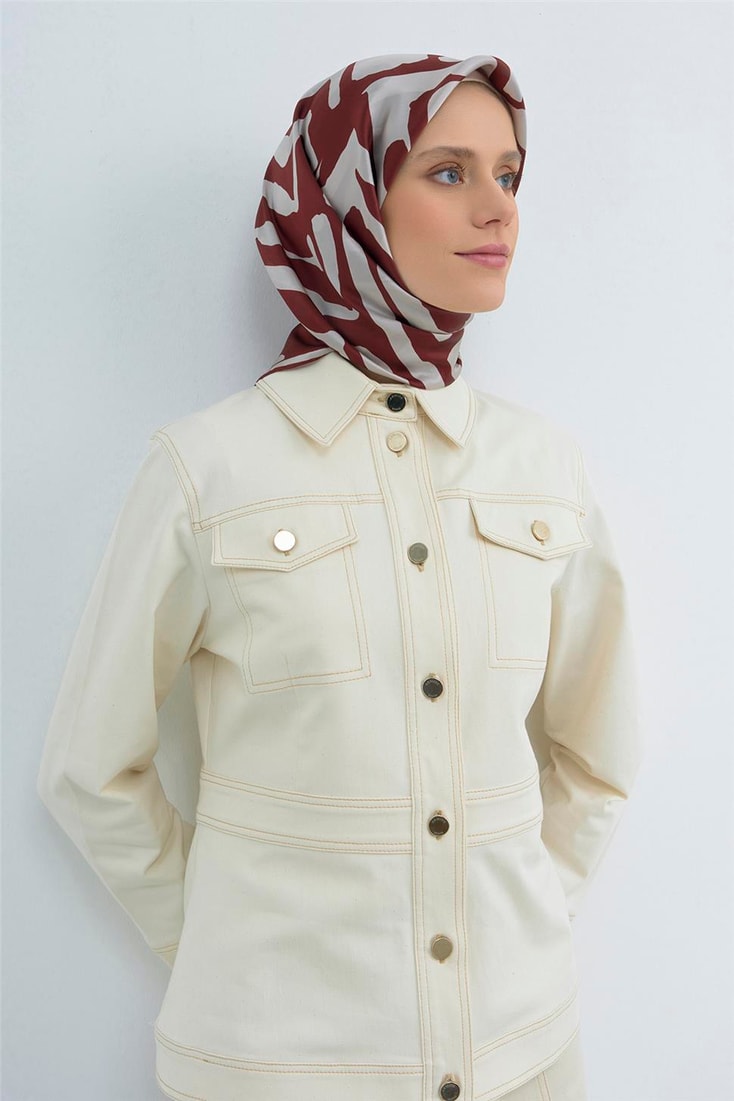 Armine  Saf İpek Sura Eşarp 9554D 51 
