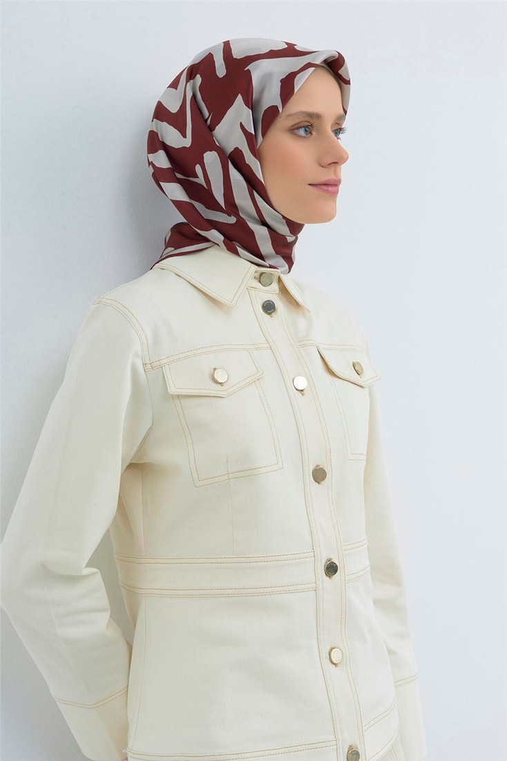 Armine  Saf İpek Sura Eşarp 9554D 51 