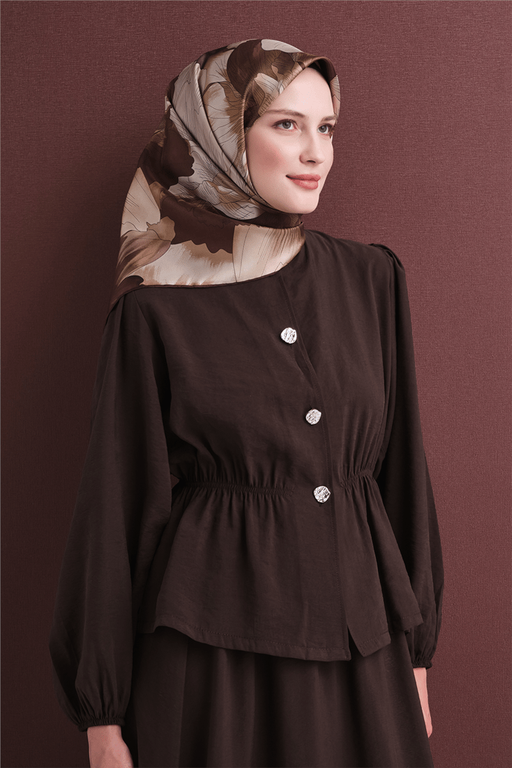 Armine Saf İpek Sura Eşarp 9627D 01 