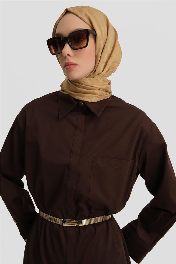 26Y4601 Armine Tunik Kahverengi