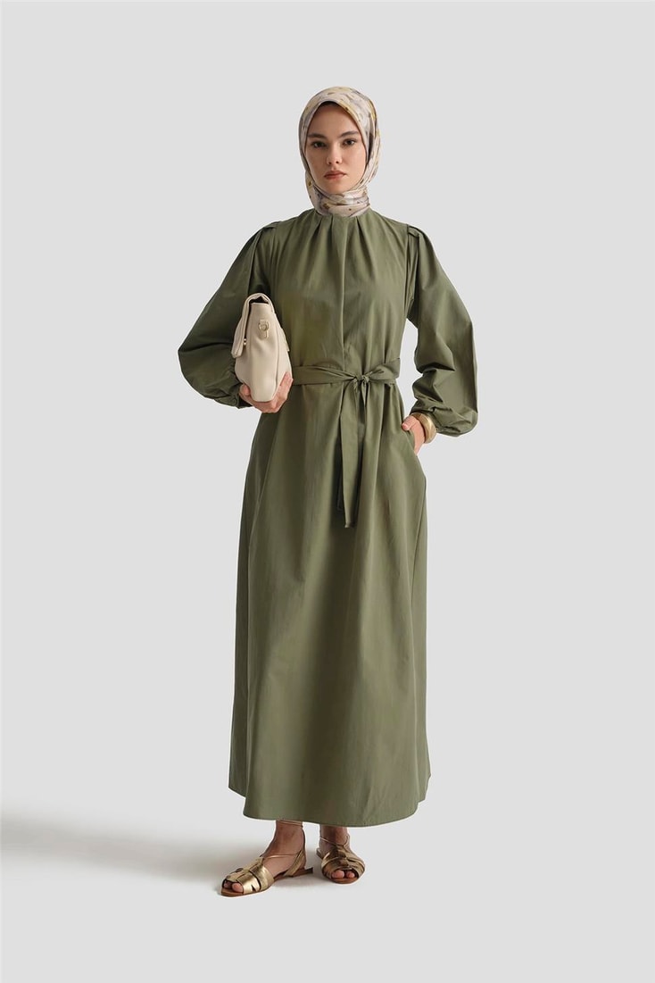 26Y9024 Armine Elbise Haki