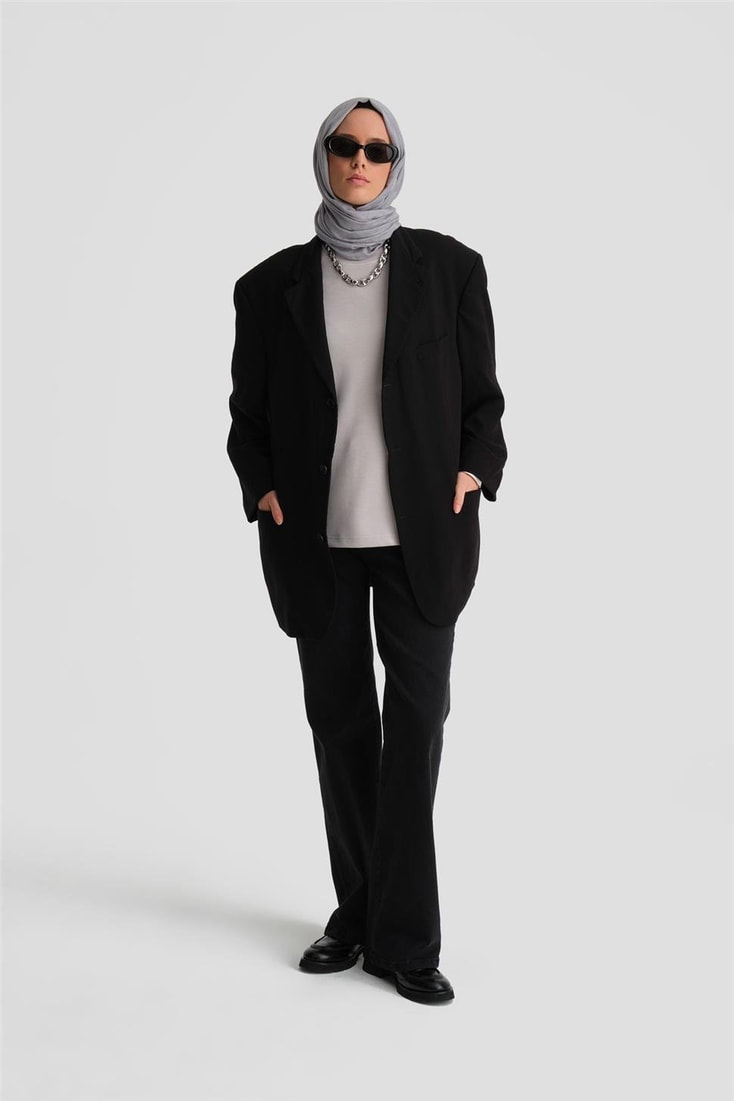 Armine Tişört Ortd9033 Gri