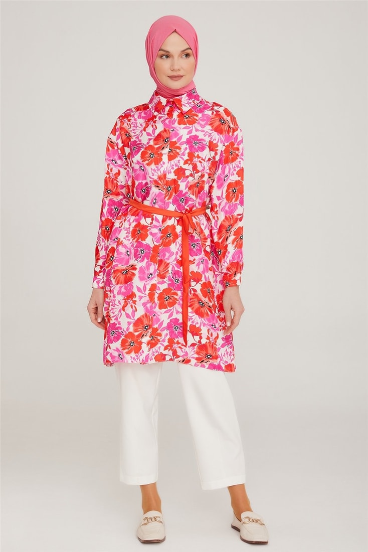 Armine Tunik 22K4837 Parlak Kırmızı