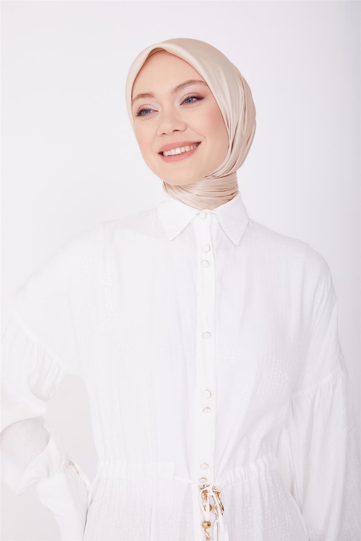 Armine Gömlek 23Yd3218 Ekru