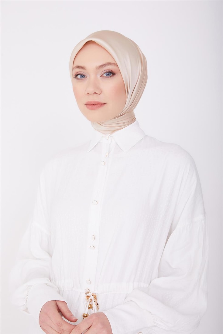 Armine Gömlek 23Yd3218 Ekru