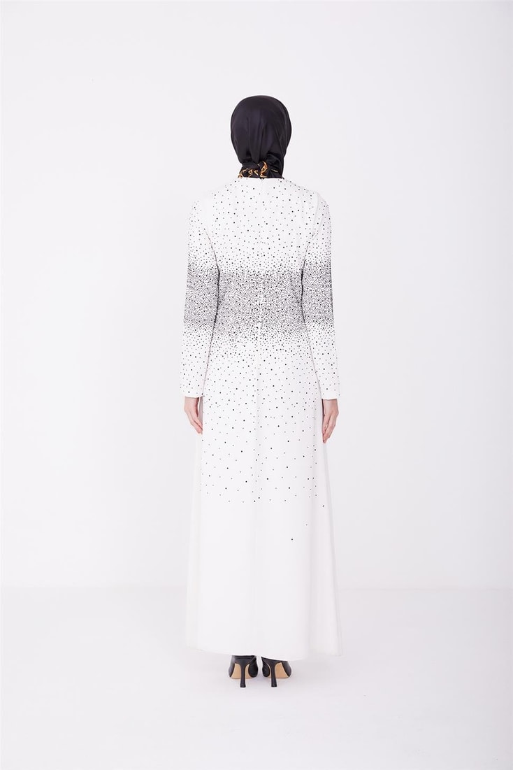 Armine Abiye Elbise 23Yd3351 Beyaz