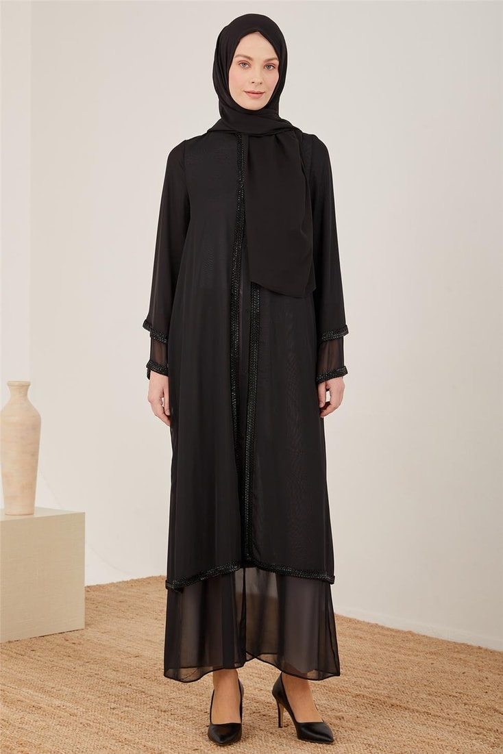 Armine Şık Ferace 23Y8400 Siyah