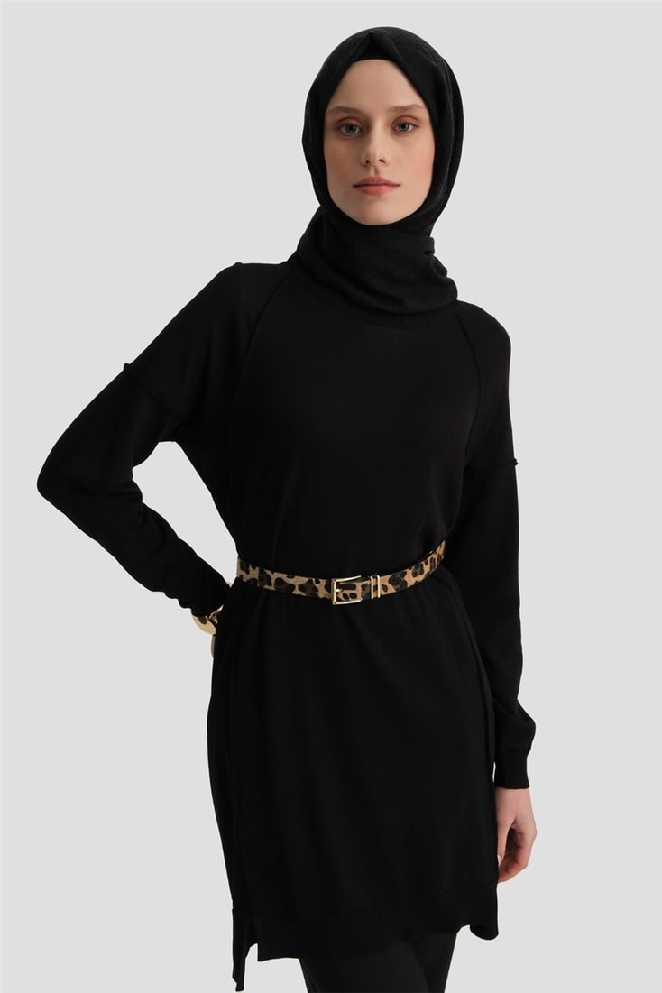 Armine Triko Tunik 25KD2002 Siyah