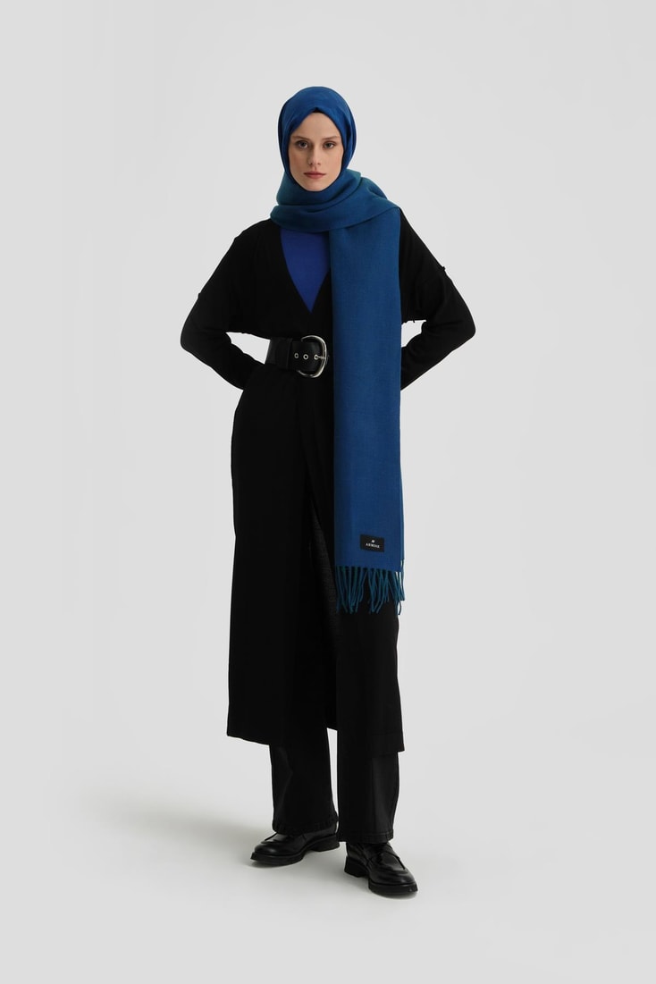 Armine Basic Uzun Hırka 25KD2003 Siyah 