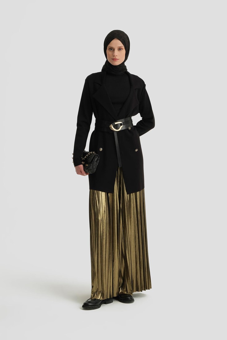 Armine Triko Ceket 24KD2006 Siyah