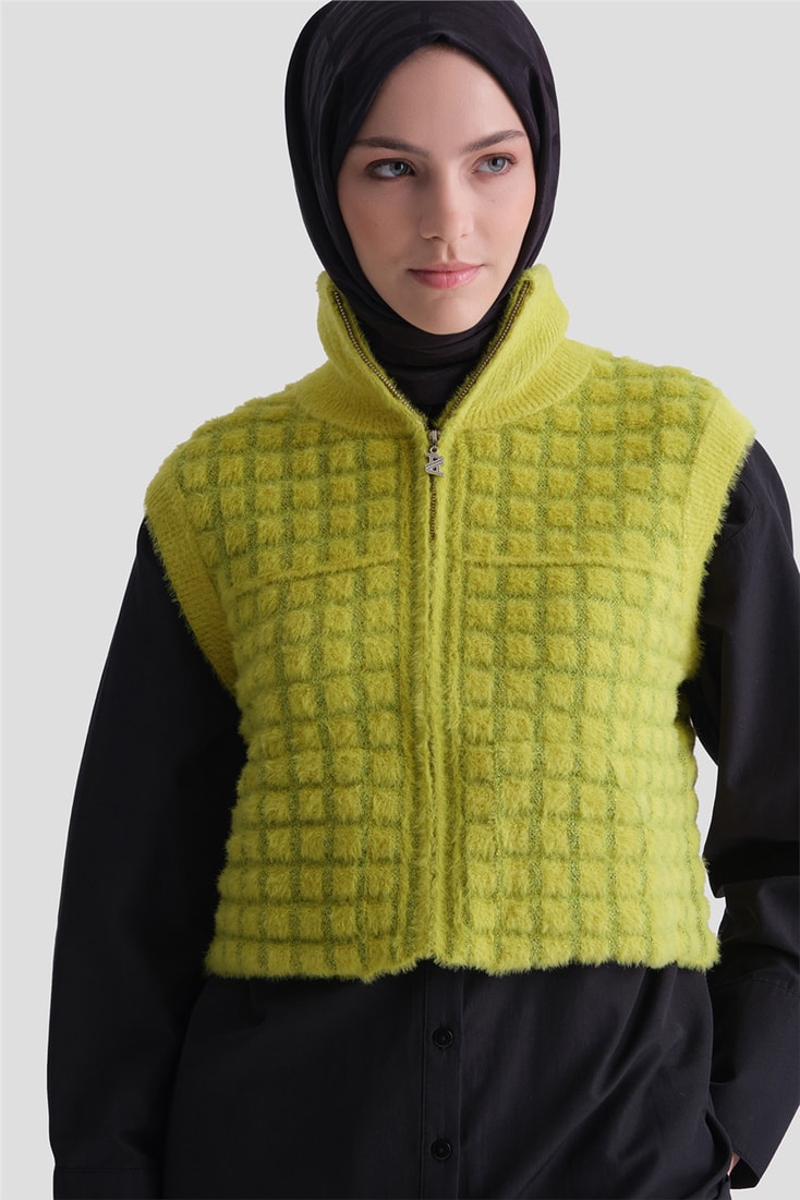 Armine Süveter 24KD2802 Yeşil