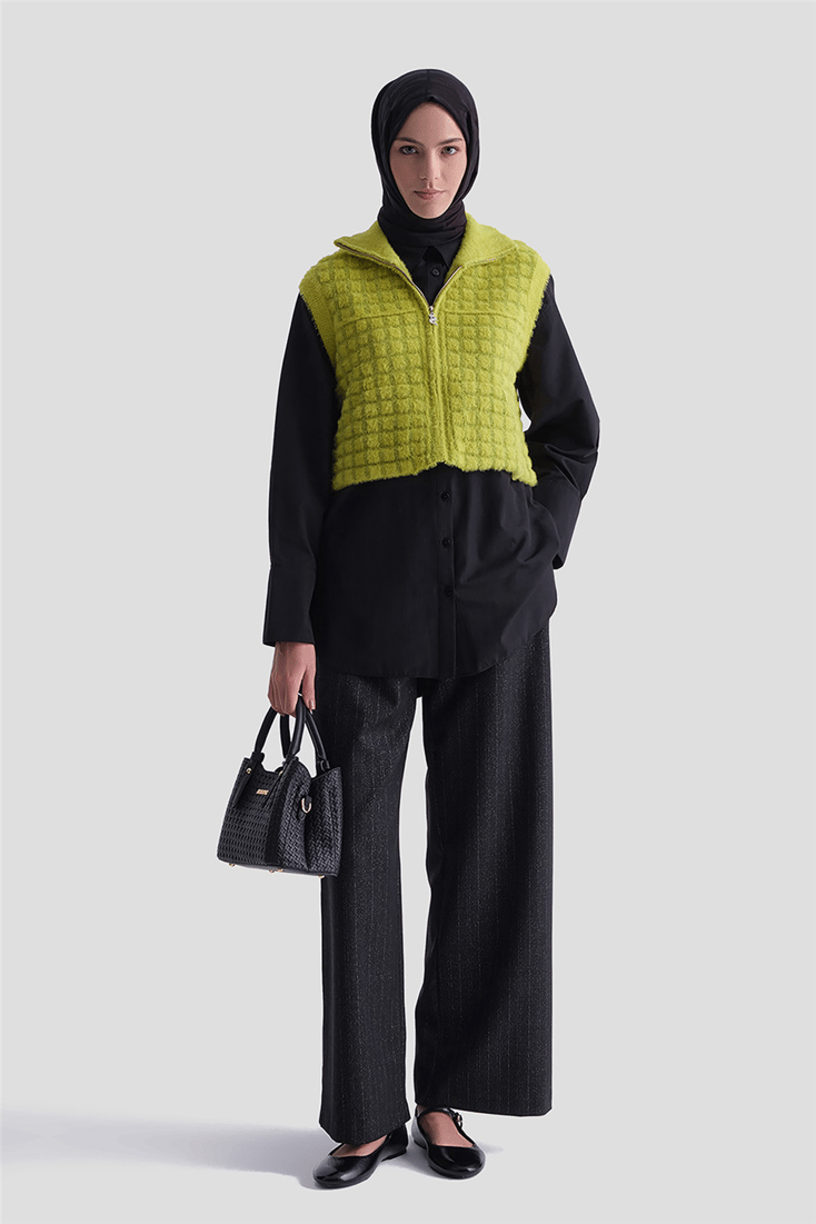 Armine Süveter 24KD2802 Yeşil