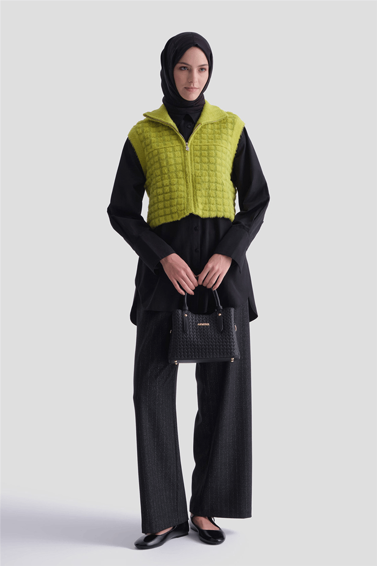 Armine Süveter 24KD2802 Yeşil