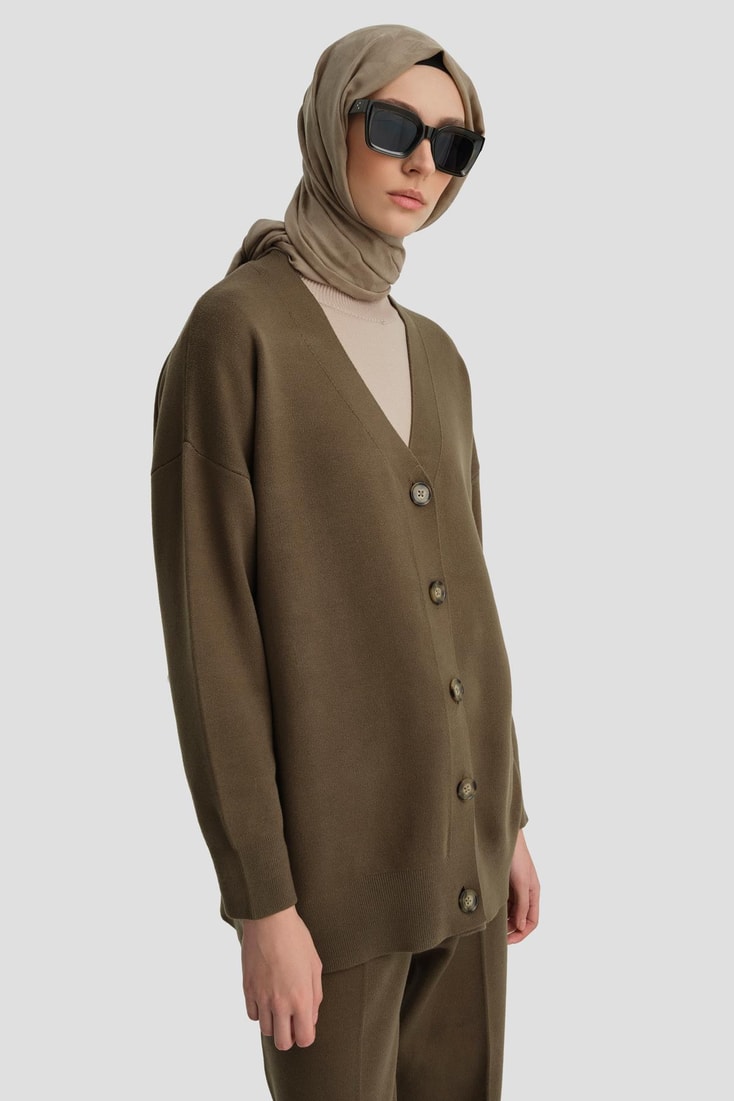 Armine Triko Hırkalı Takım 24KD2808 Haki