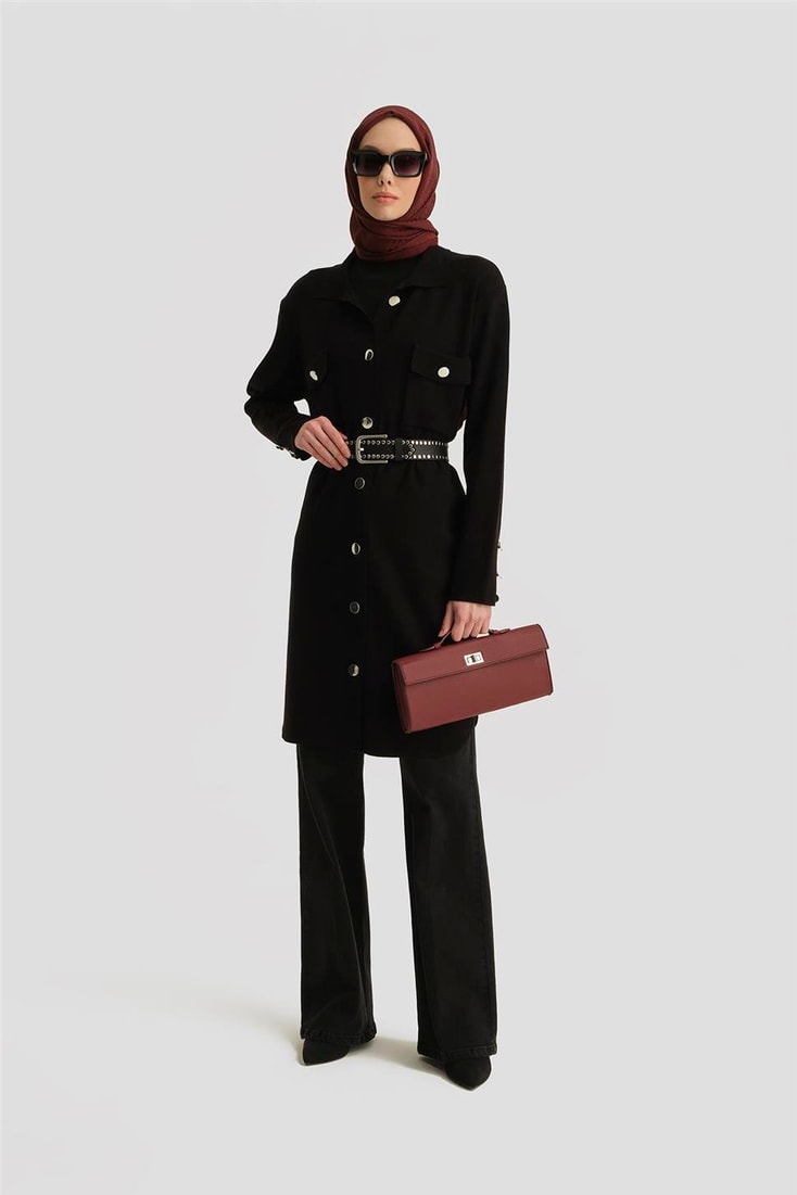 Armine Hırka 24KD4210 Siyah