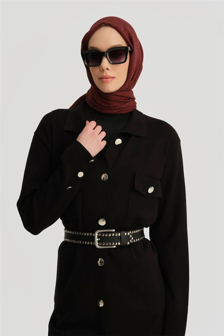Armine Hırka 24KD4210 Siyah