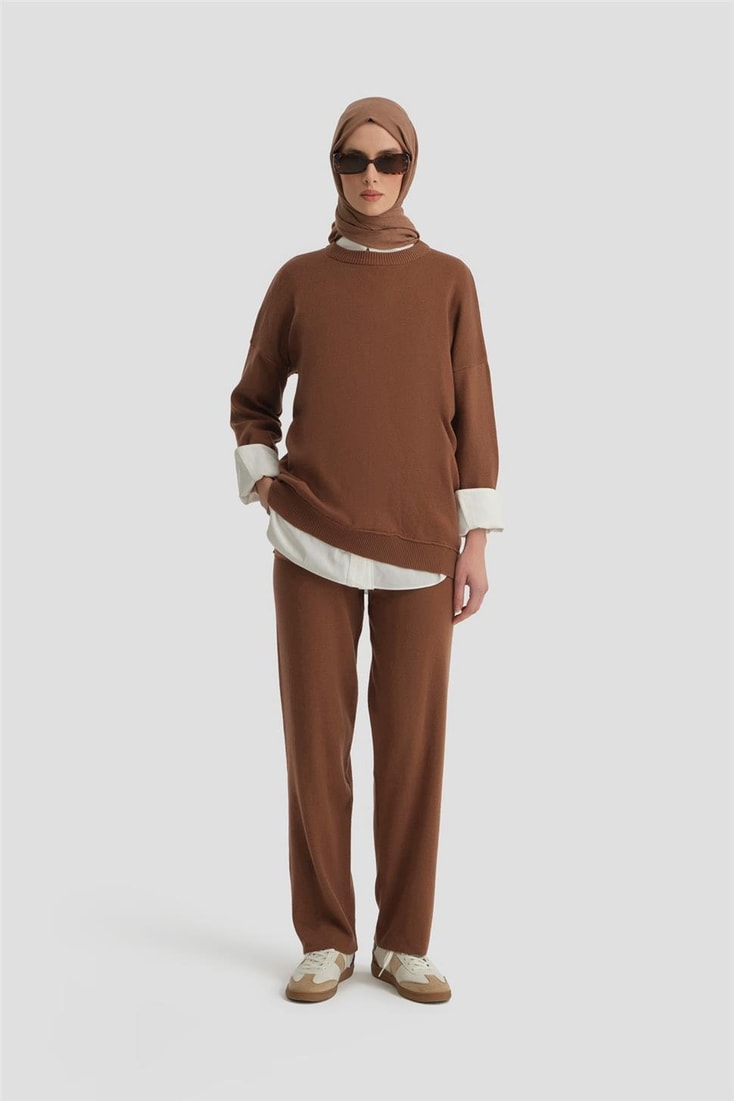 Armine Triko Takım 24KD4215 Acı Kahve