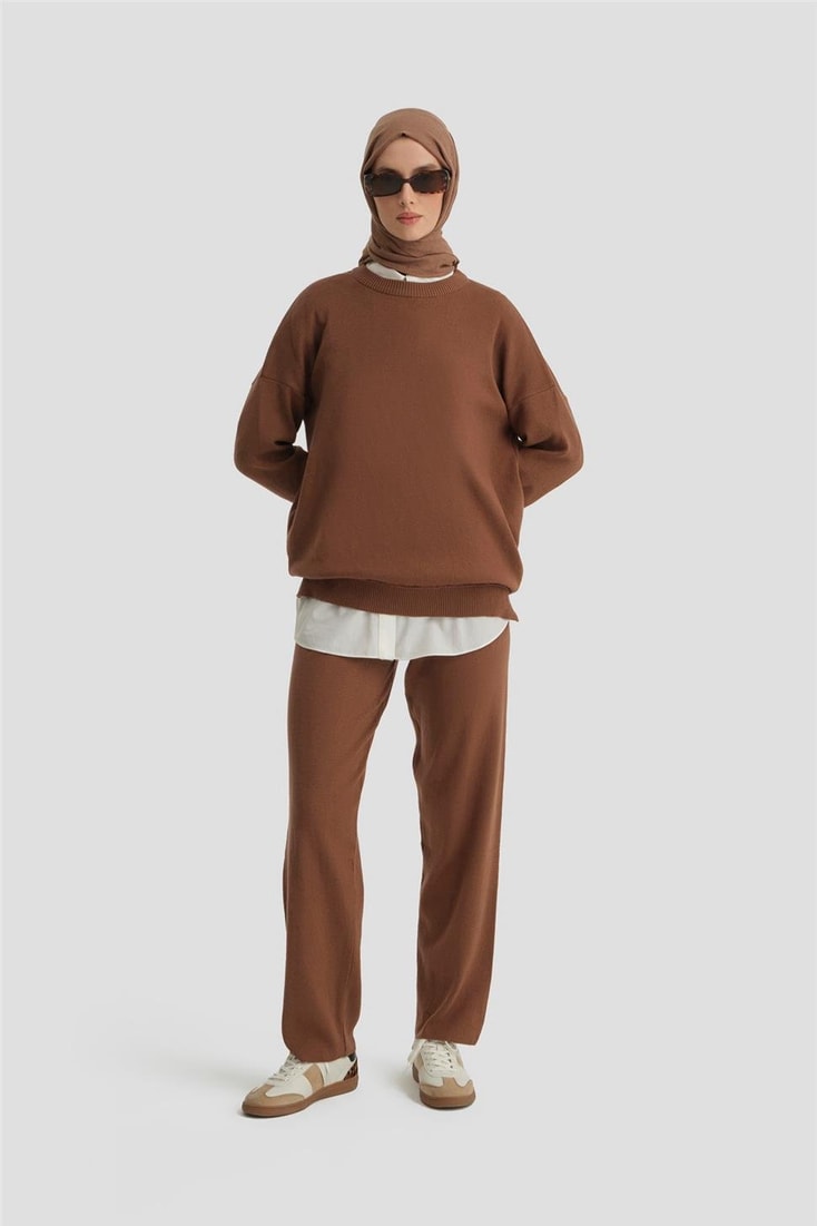 Armine Triko Takım 24KD4215 Acı Kahve