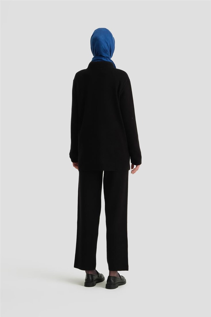 Armine Pantolonlu Triko Takım 24KD4219 Siyah