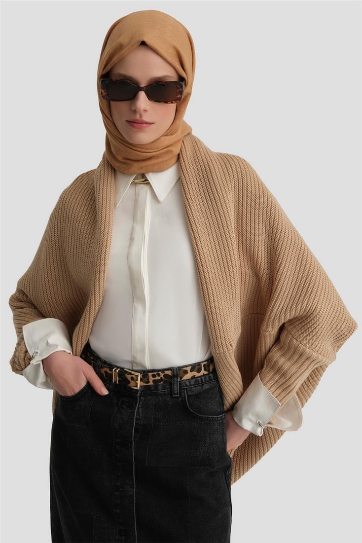 Armine Triko Hırka 25KD4223 Bej