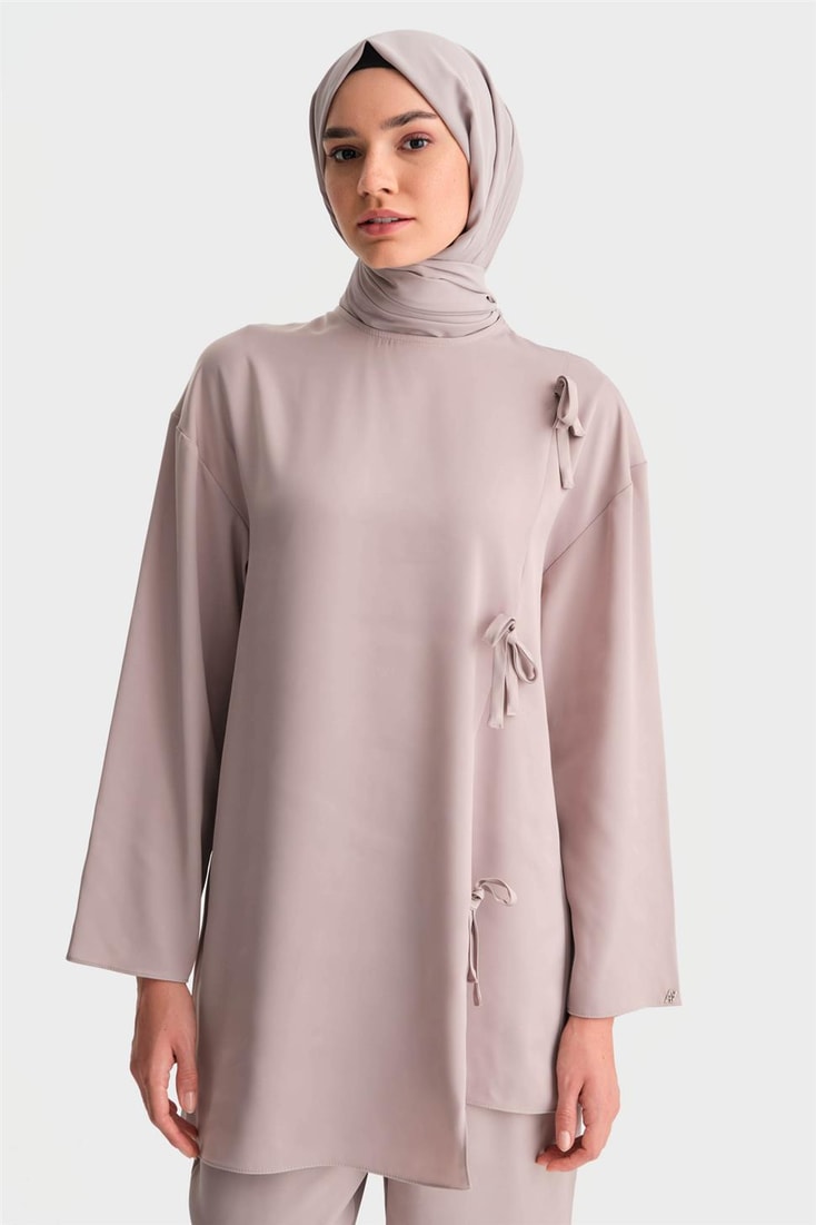 Armine Kurdele Detaylı Takım 24K6903 Vizon