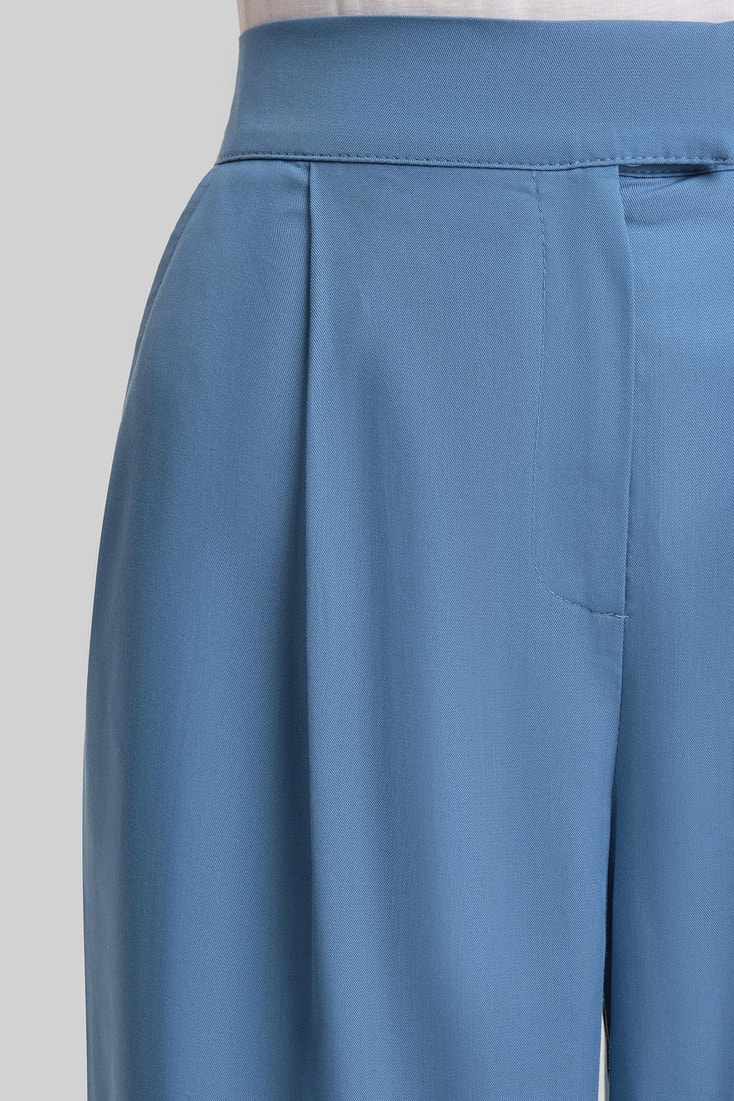 Armine Tencel Palazzo Pantolon 24Y2615 İndigo