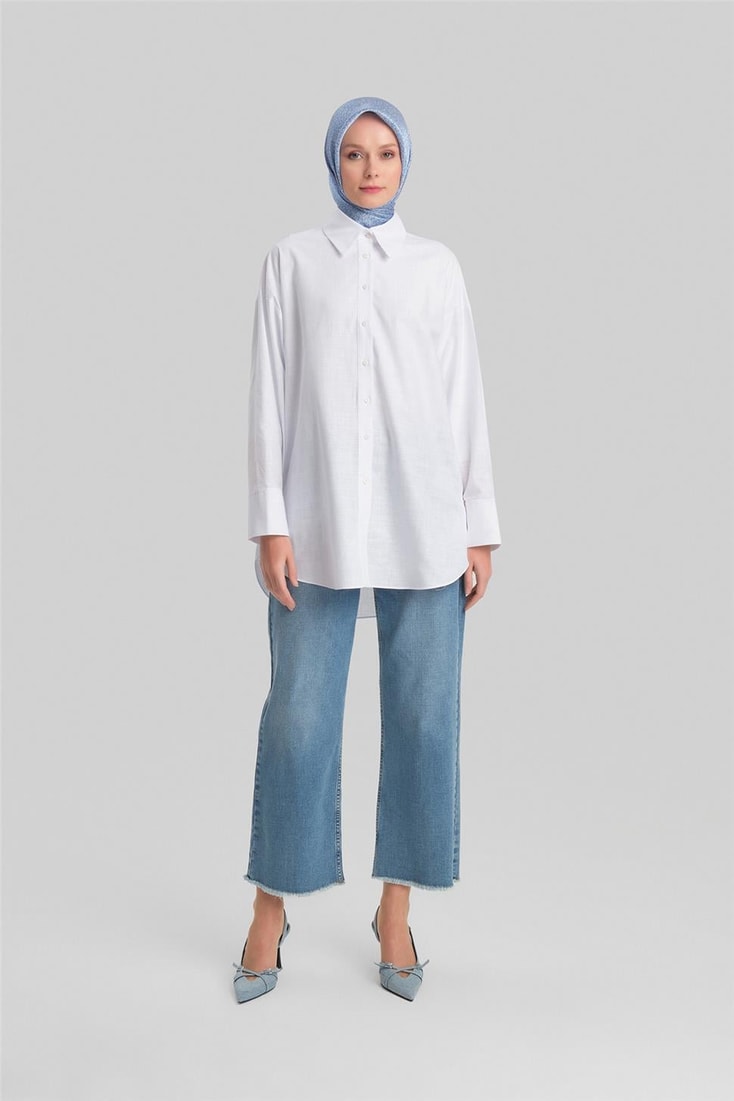 Armine Tunik 24Y4014 Beyaz