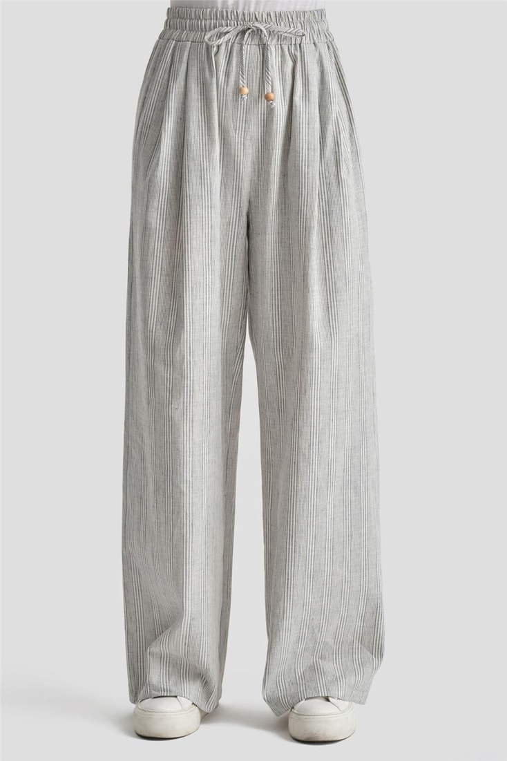 Armine Kalın Çizgili Pamuk Takım 24K6853 İndigo