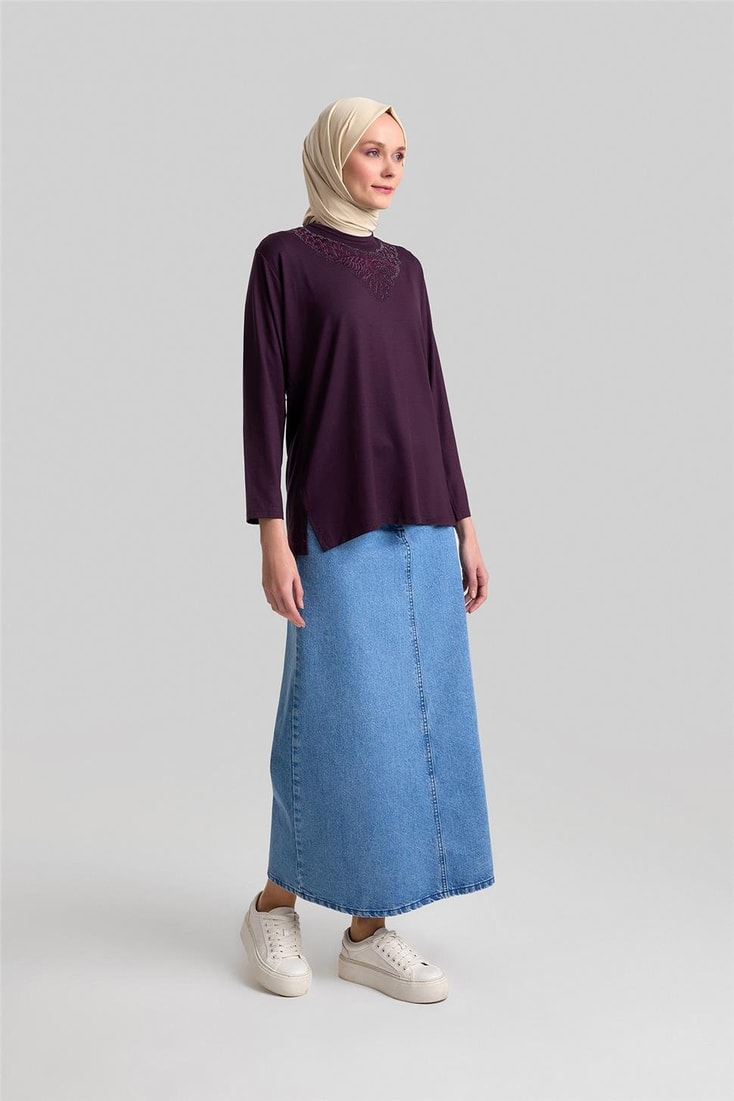 Armine Penye 24Yd9008 Mürdüm