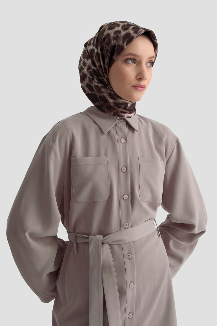 Armine Kemerli Lyocell Takım 25KD1104 Vizon 