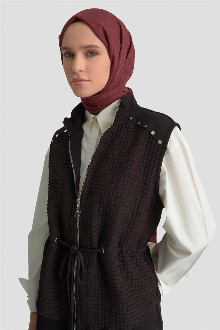 Armine Kapitone Mixli Örme Takım 25KD1603 Siyah