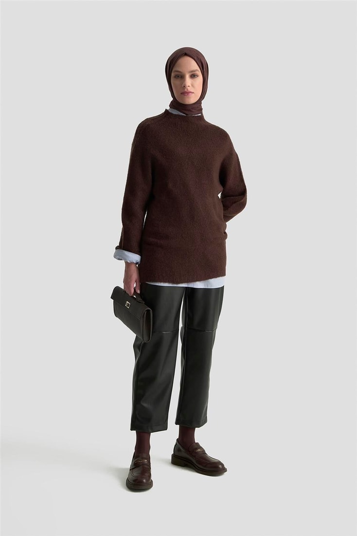 Armine Deri Pantolon 25KD1701 Siyah