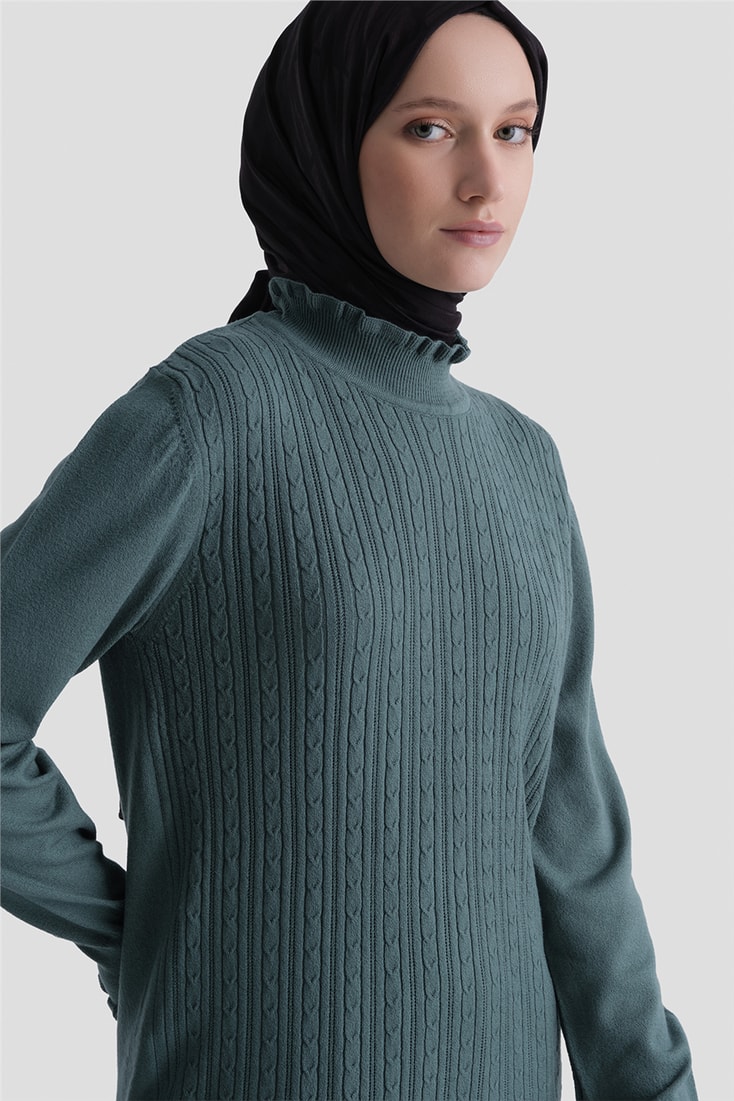 Armine Triko Kazak 25KD2901 Yeşil