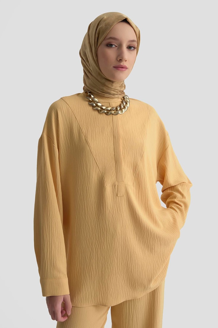 Armine Tunik Pantolon Takım 25KD4005 Camel