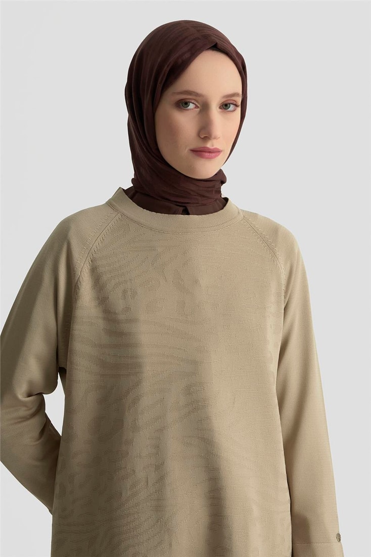 Armine Trend Triko Tunik 25KTD4114 Bej