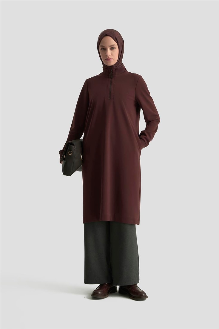 Armine Tunik ORT412 Acı Kahve 