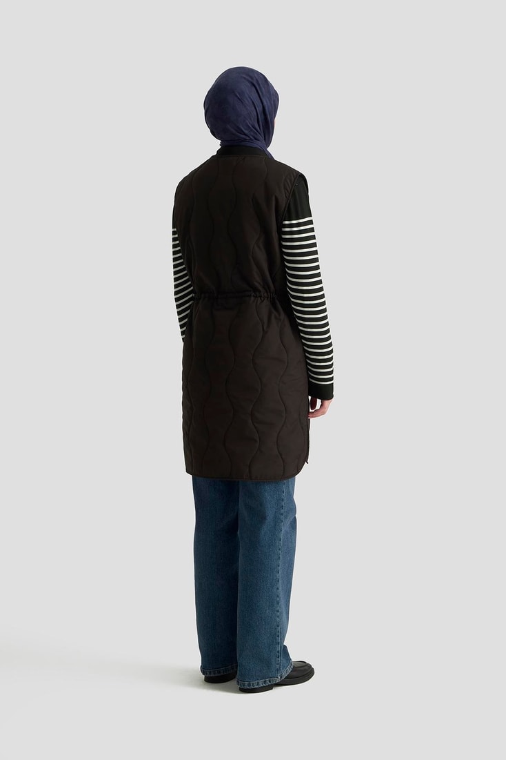 Armine Kapitone Yelek 25K4807 Siyah