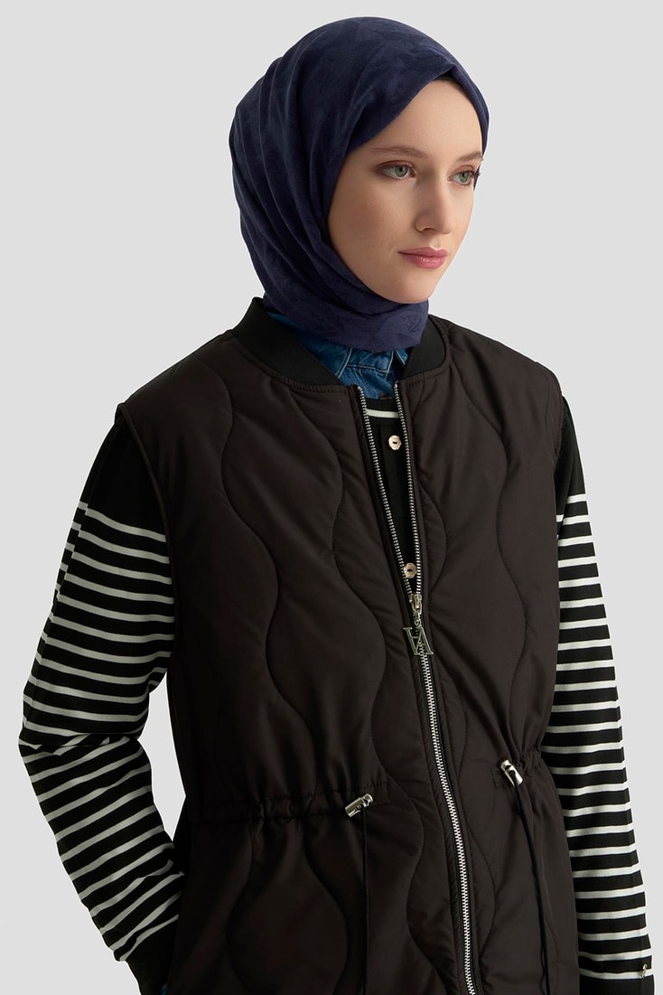 Armine Kapitone Yelek 25K4807 Siyah