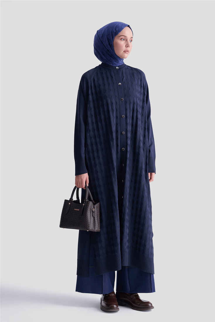 Triko Hırka 25KD5096 Lacivert