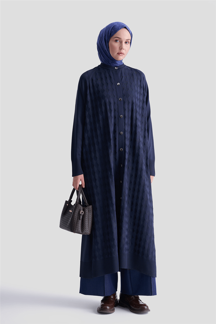 Triko Hırka 25KD5096 Lacivert