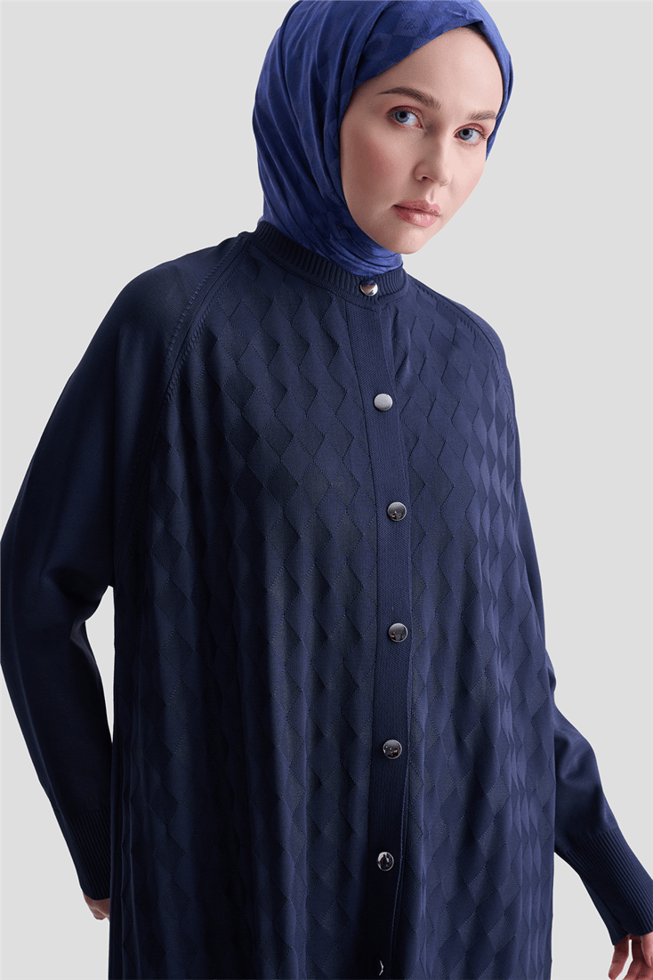Triko Hırka 25KD5096 Lacivert