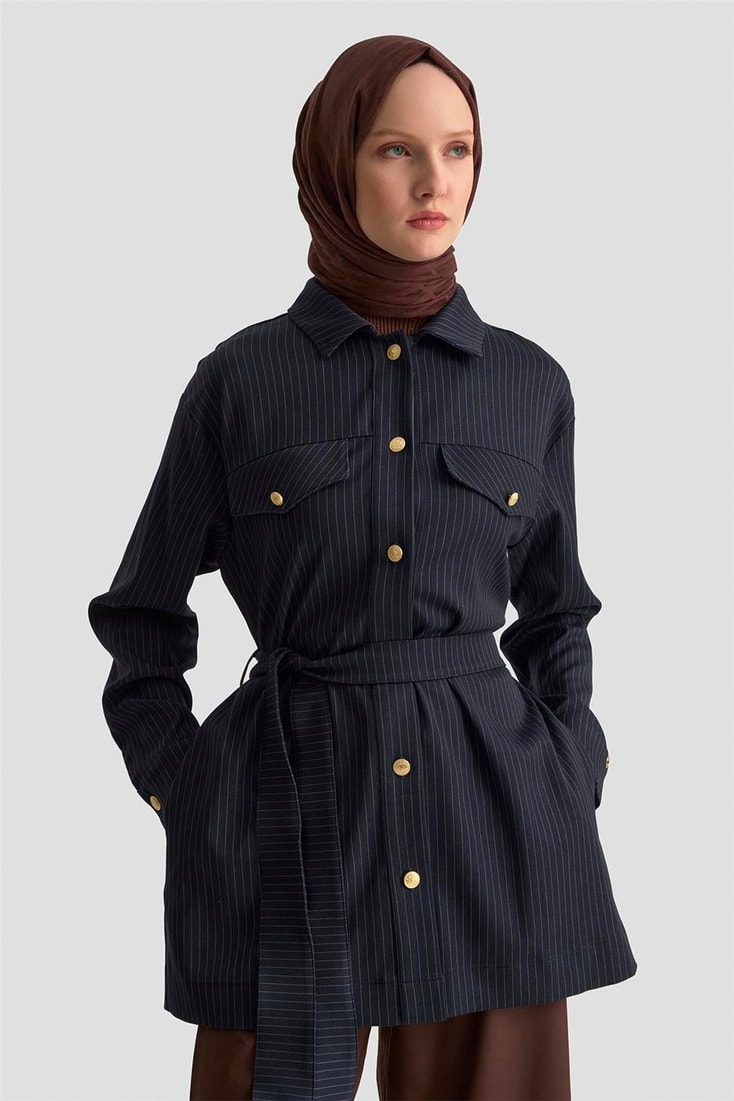 Armine Trend Ceket 25KT511 Lacivert