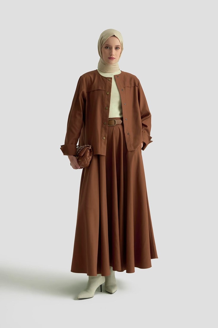 Armine Ceket 25K5124 Kahverengi