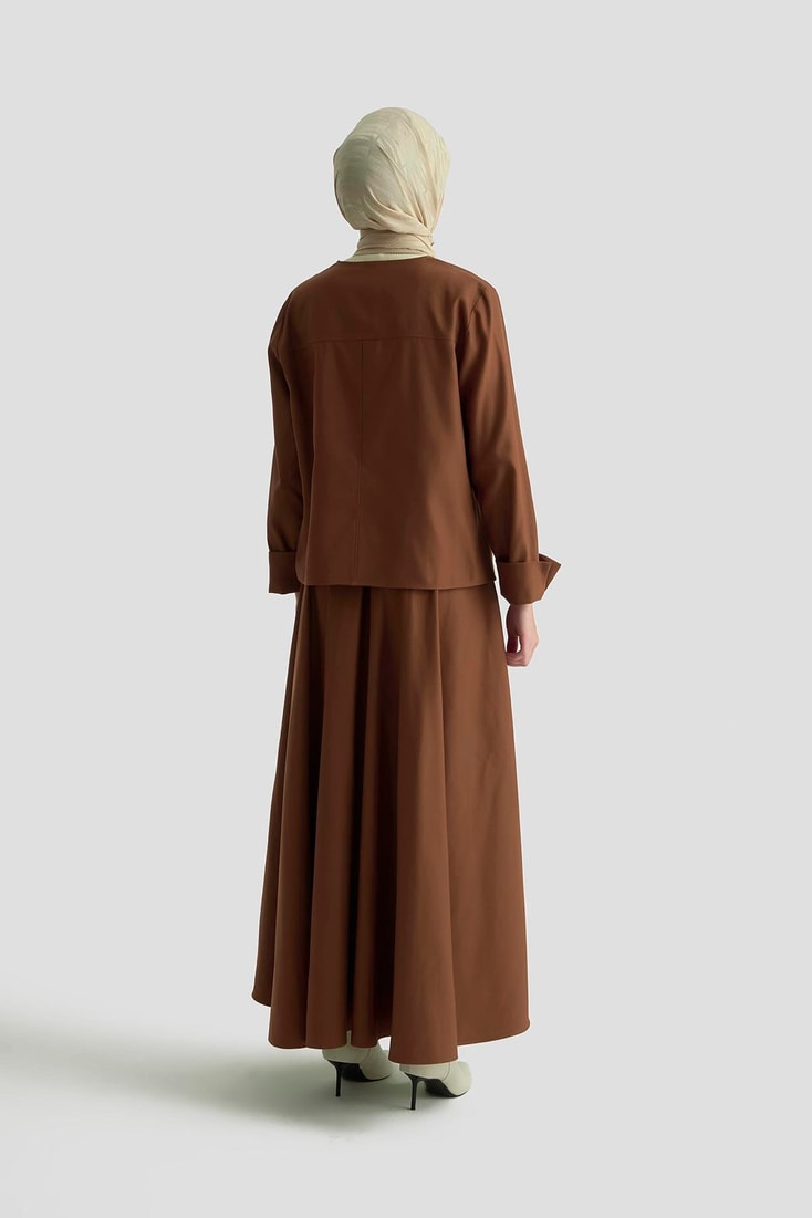 Armine Ceket 25K5124 Kahverengi