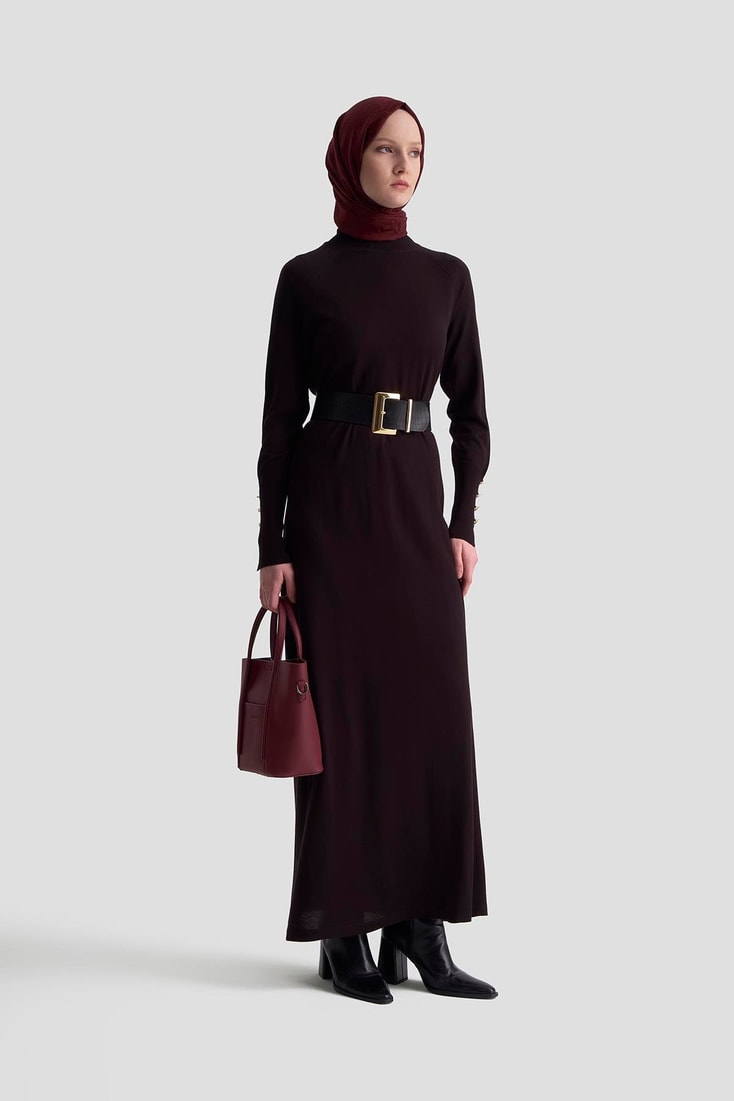 Armine Elbise 25KD7002 Siyah