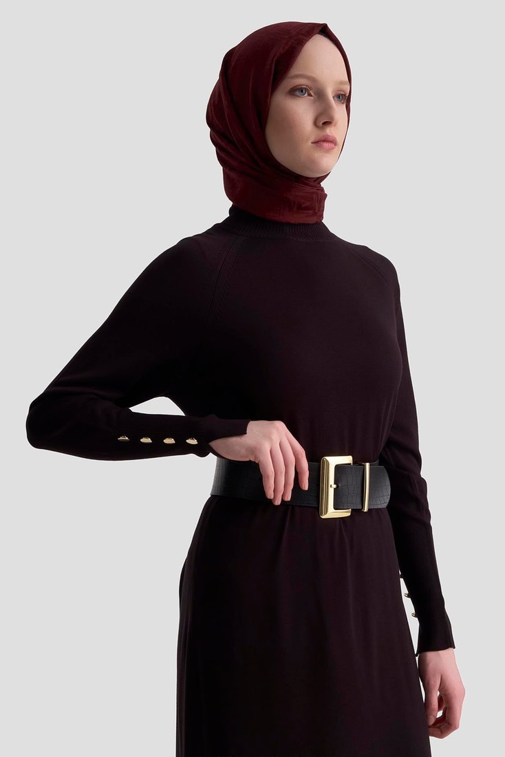 Armine Elbise 25KD7002 Siyah